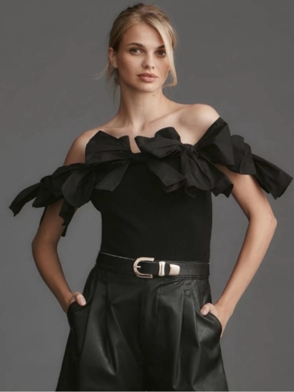 Dolan bow top Anthropologie
